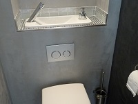 WiCi Next Geberit Hang-WC mit integriertem Handwaschbecken - Herr L (Frankreich - 54) - 1 auf 2